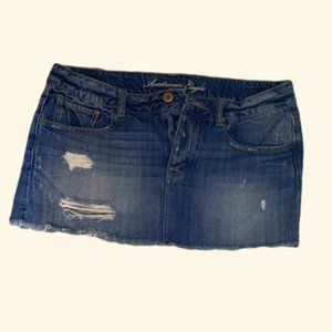 2000s Y2K Mini Denim Jean Skirt